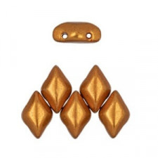 Matubo GemDuo Perlen 8x5mm ColorTrends saturated metallic Russet orange